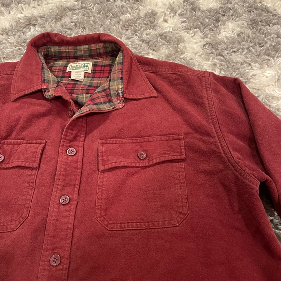 LL BEAN FLANNEL - Picture 2 of 6